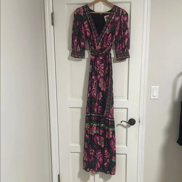 Farm Rio Flowers Garden Maxi dress